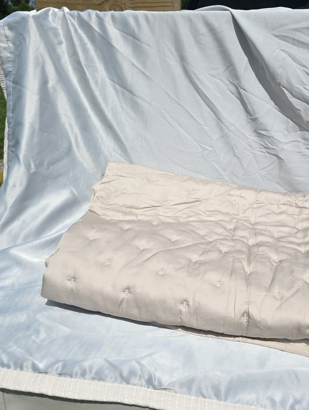 New Quince TWIN Organic bamboo Dream Quilt Sand